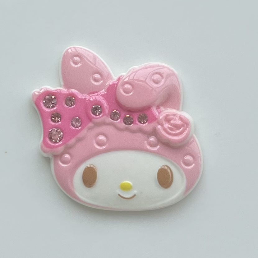 Cute cartoon HK and Kuromi With Diamonds 40MM*38MM