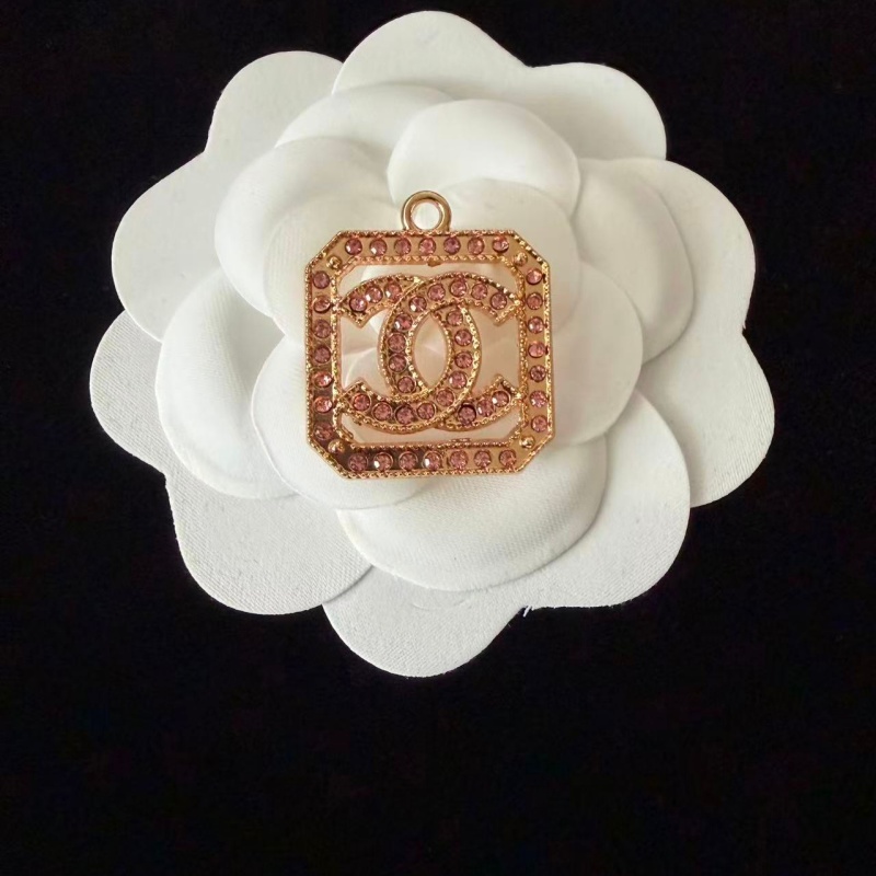 CC-Metal Square With Diamonds 26MM*26MM