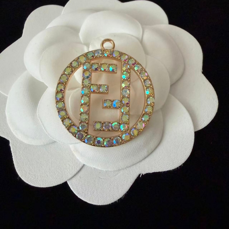 FD-Metal Round Shape With Diamonds 28MM*28MM