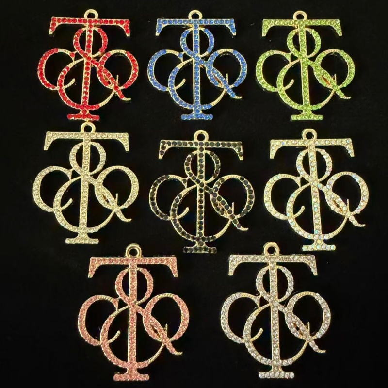 T-Metal With Diamonds 30MM*35MM