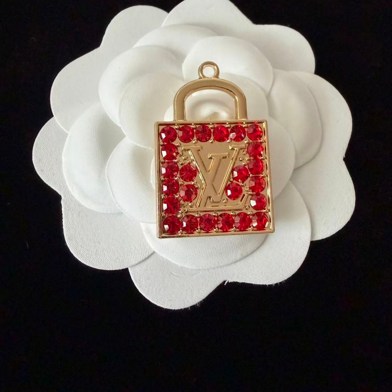 L-Metal Lock Shape With Diamonds 24MM*35MM