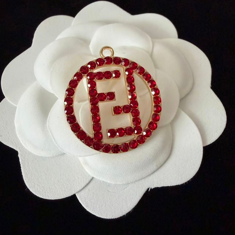 FD-Metal Round Shape With Diamonds 28MM*28MM