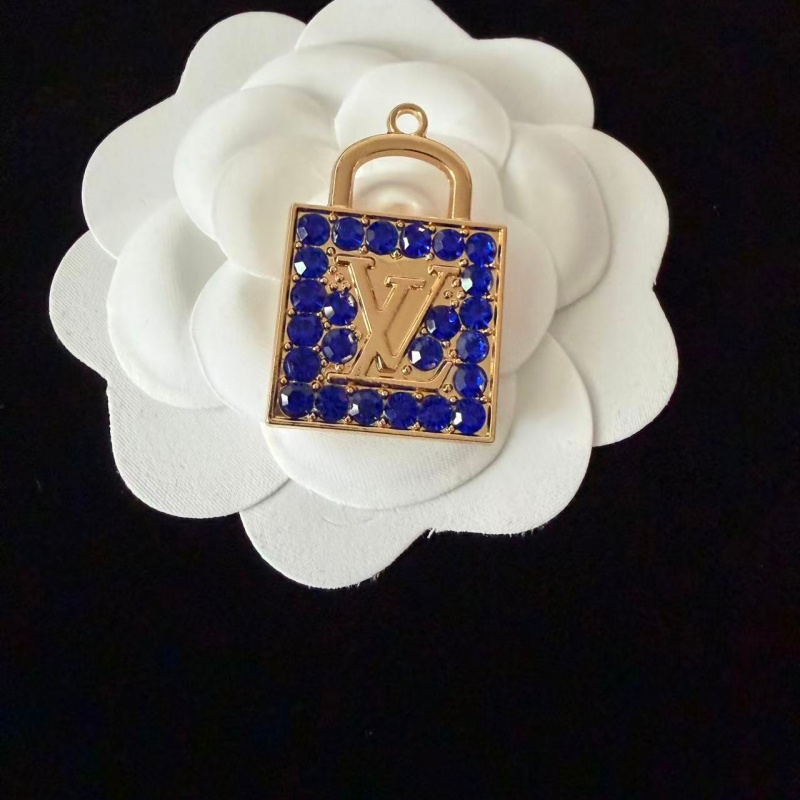 L-Metal Lock Shape With Diamonds 24MM*35MM