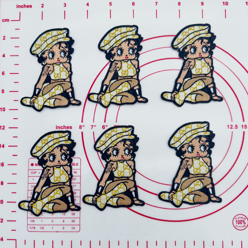 Mid(Iron-on) CC-Betty Shape Patches