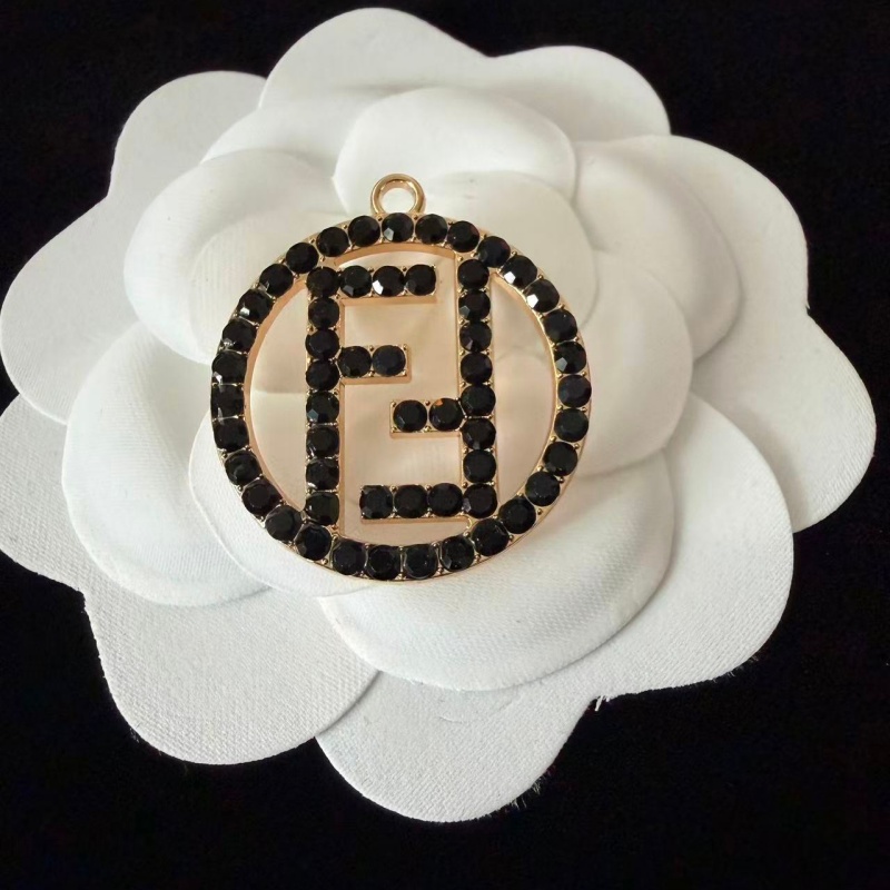 FD-Metal Round Shape With Diamonds 28MM*28MM