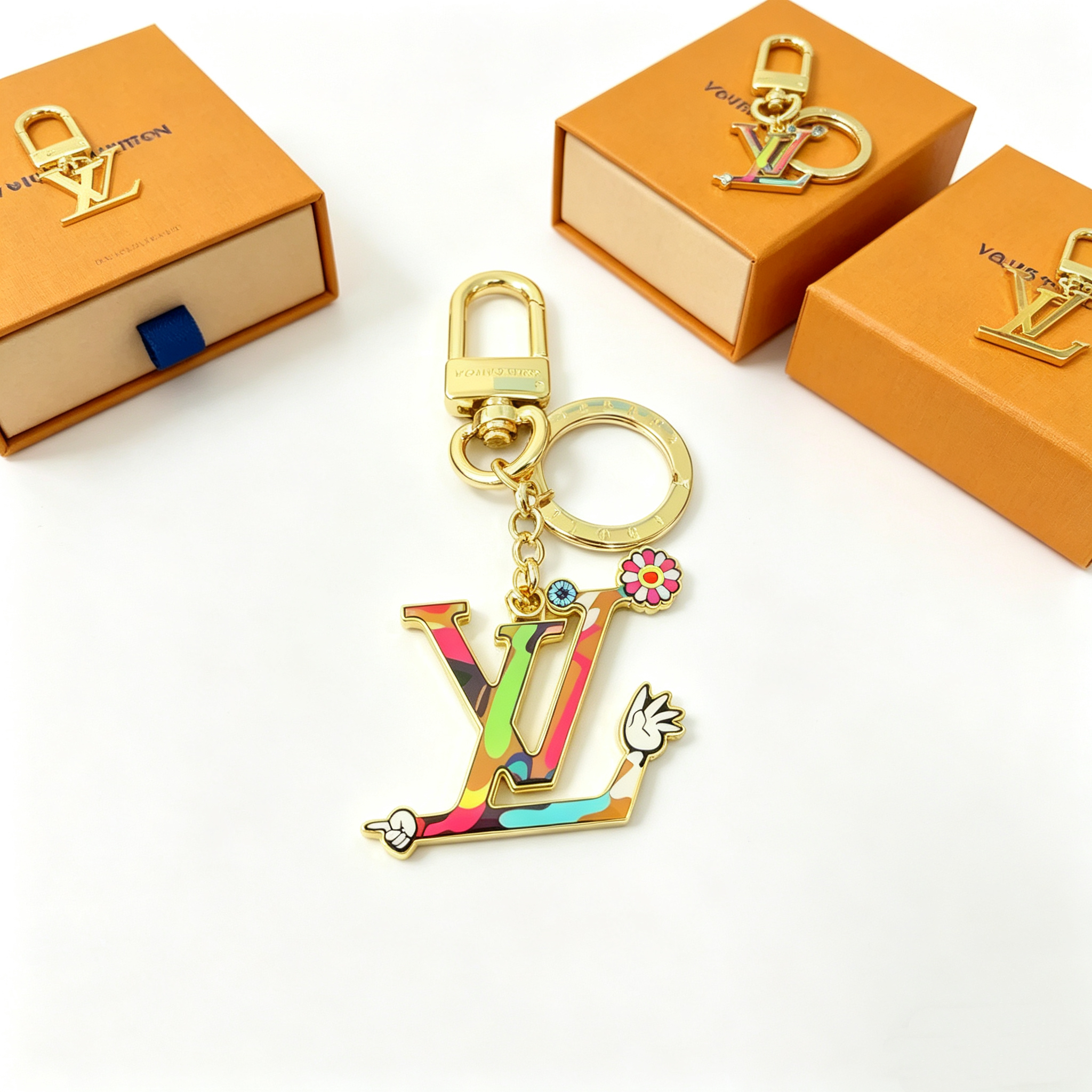 L—Metal Keychain Bag Charm 3