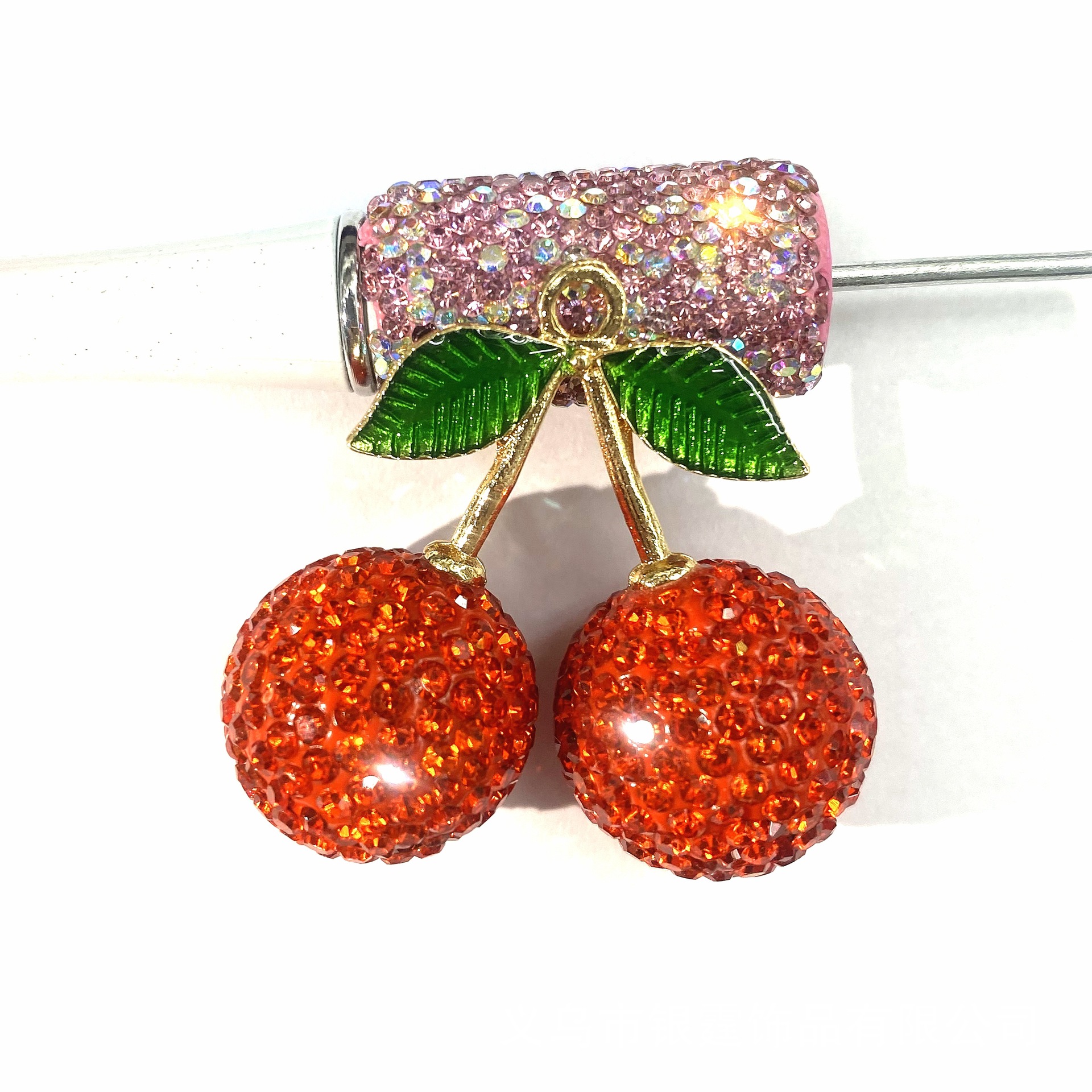 Cherry with diamonds 42MM*35MM