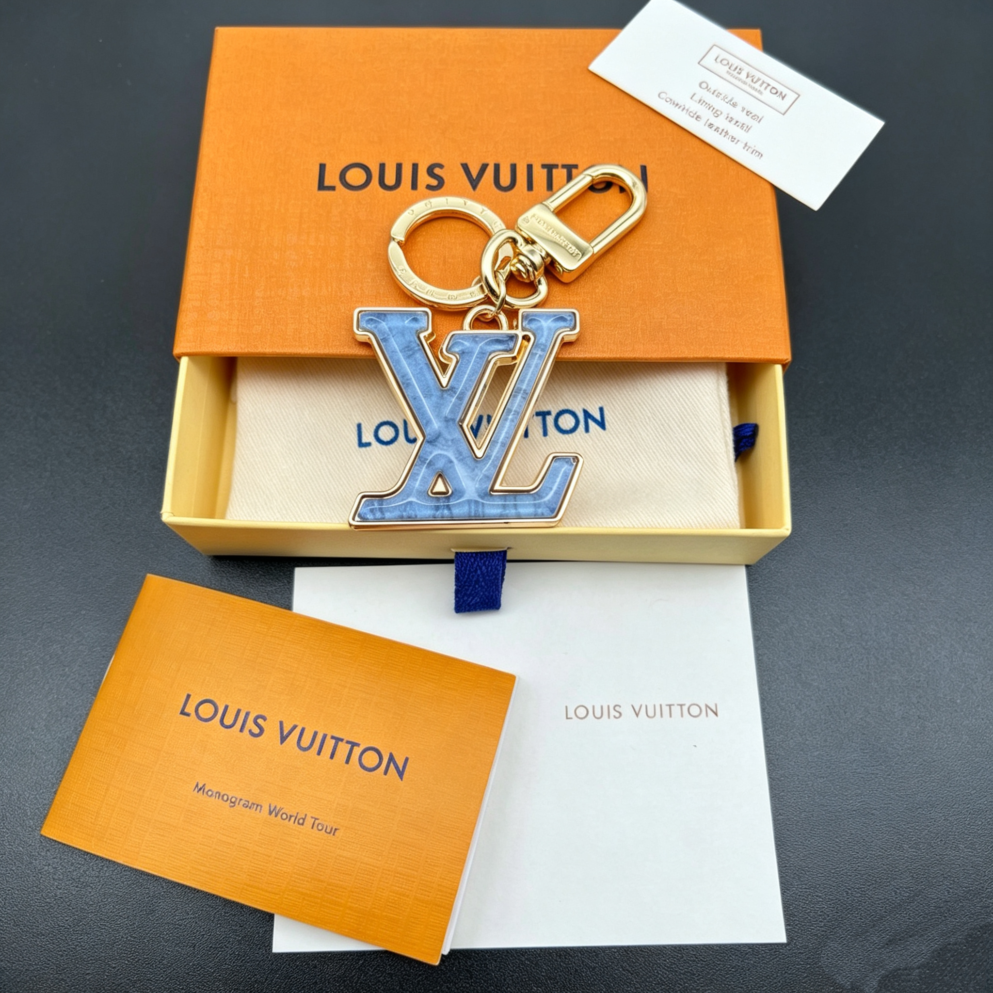 L—Metal Keychain Bag Charm