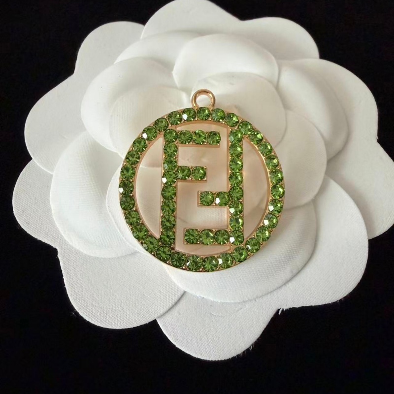 FD-Metal Round Shape With Diamonds 28MM*28MM