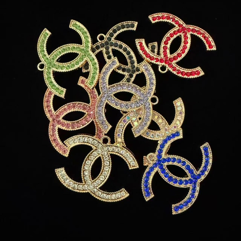 CC-Metal With Diamonds 40MM*30MM