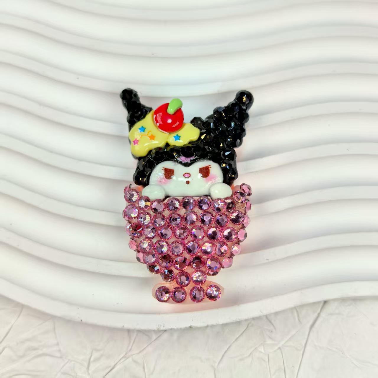 Cute cartoon HK With Diamonds