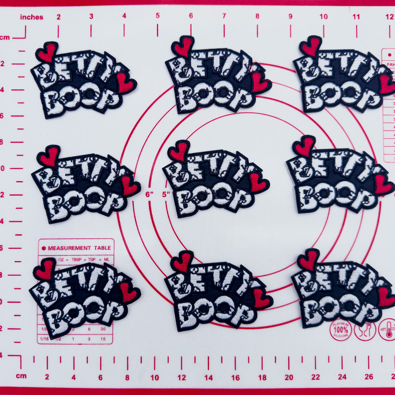 Mid(Iron-on) CC2-BettyBoop Shape Patches