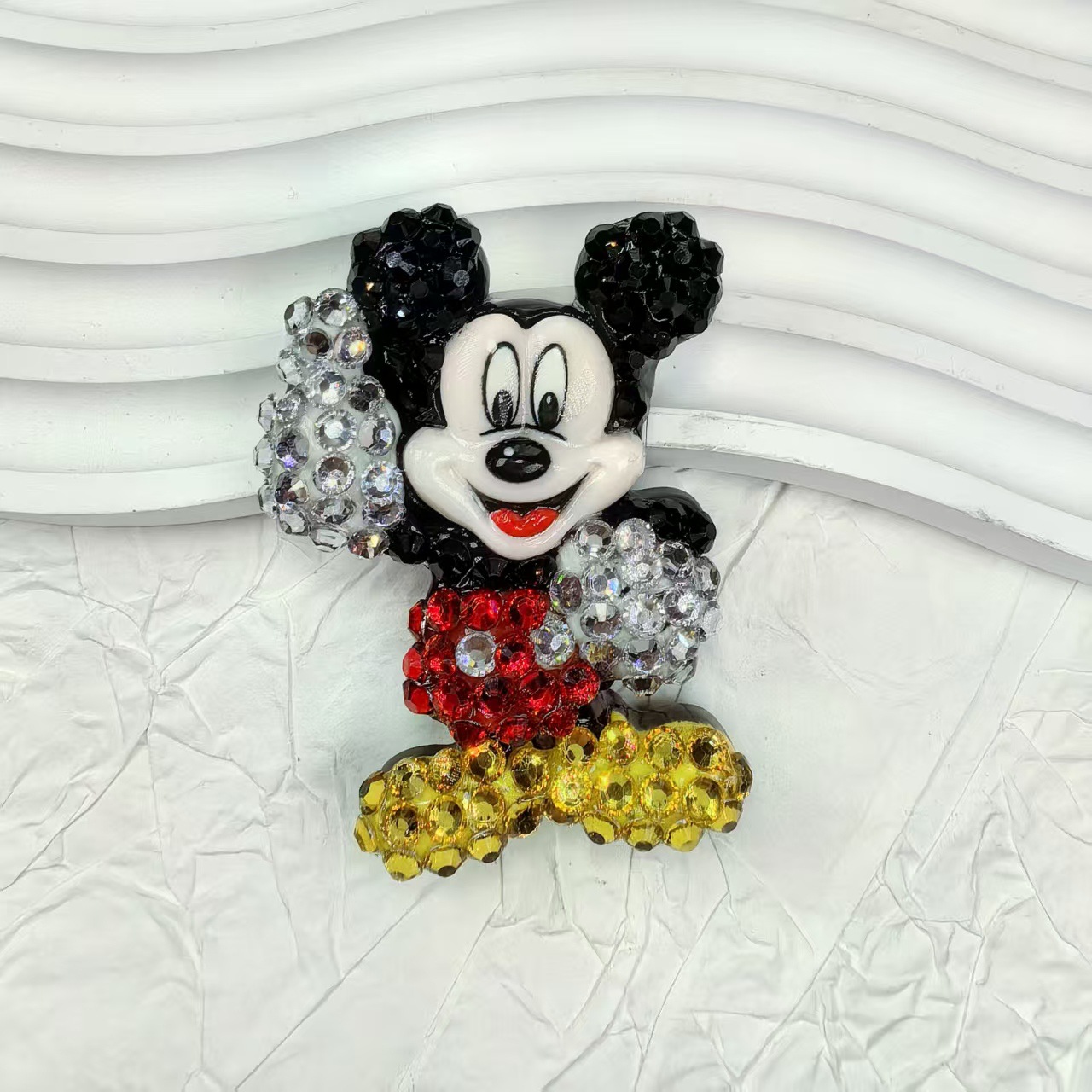 Cartoon Mickey Mouse With Diamonds