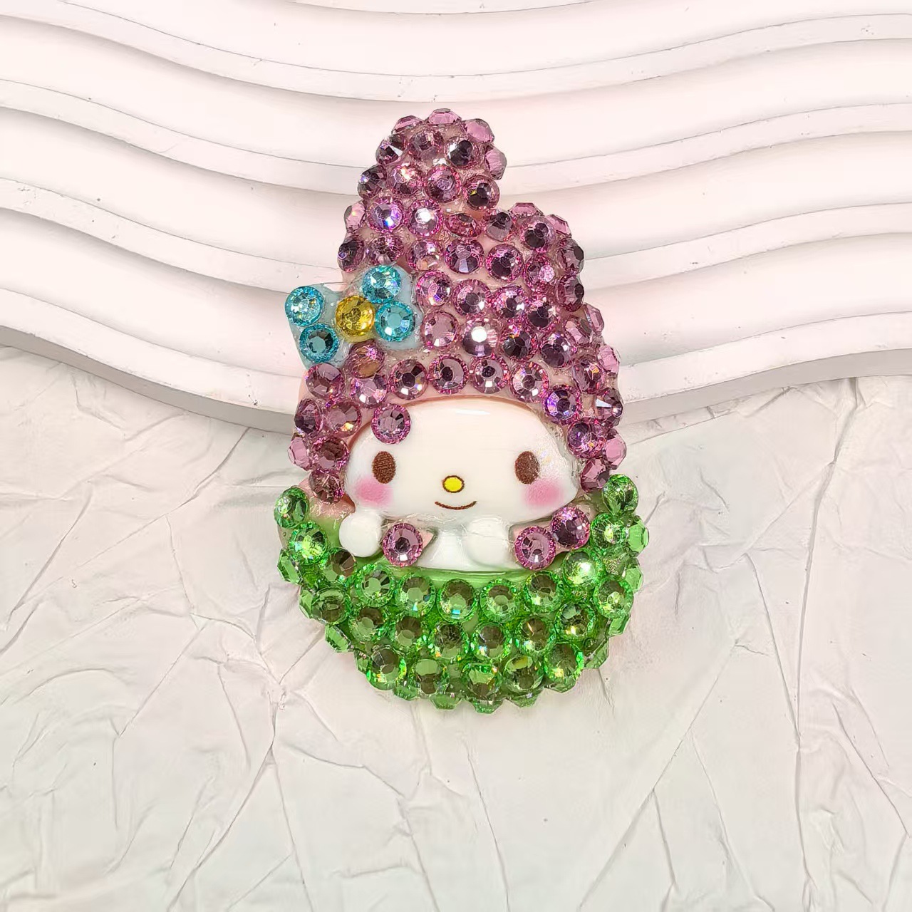 Cute cartoon HK With Diamonds