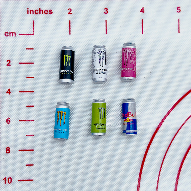 A Bag of 10(PCS）RedBull AND Monster 26MM*10MM