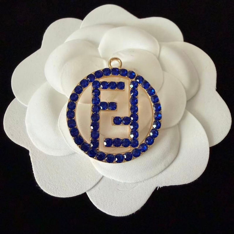 FD-Metal Round Shape With Diamonds 28MM*28MM
