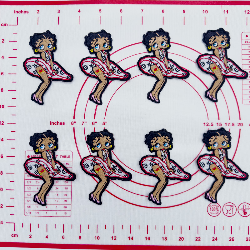 Mid(Iron-on) L-Betty Shape Patches