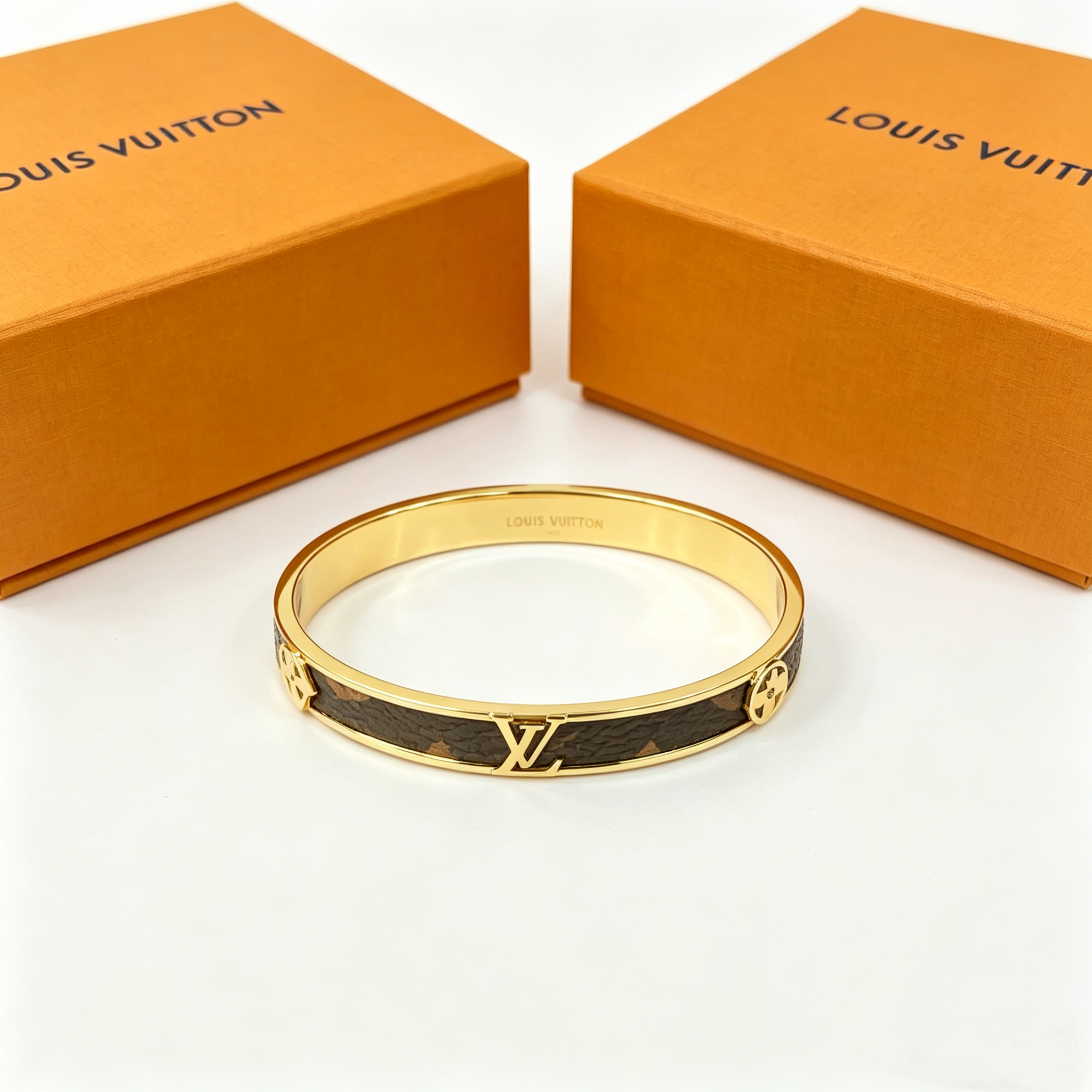 L—Metal Bangle with Skin Style 2