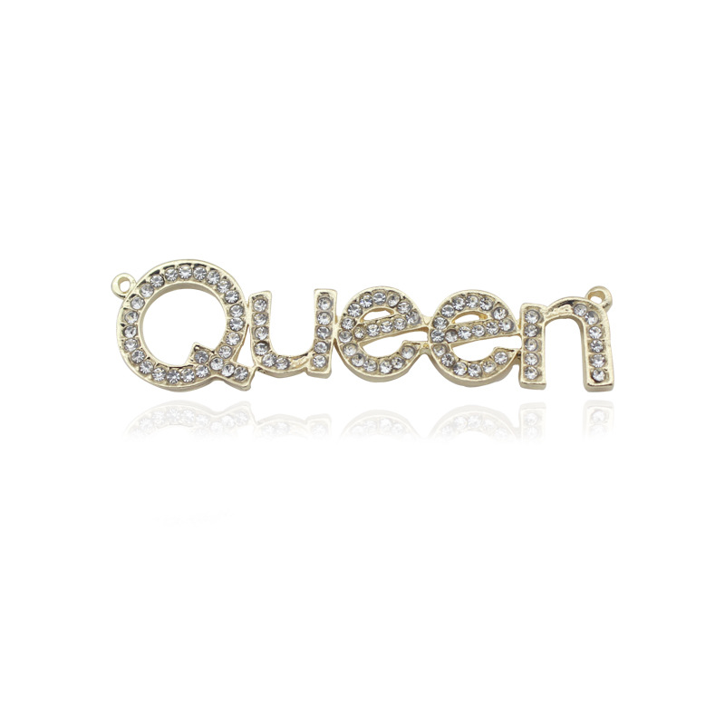 English Letters With Diamonds