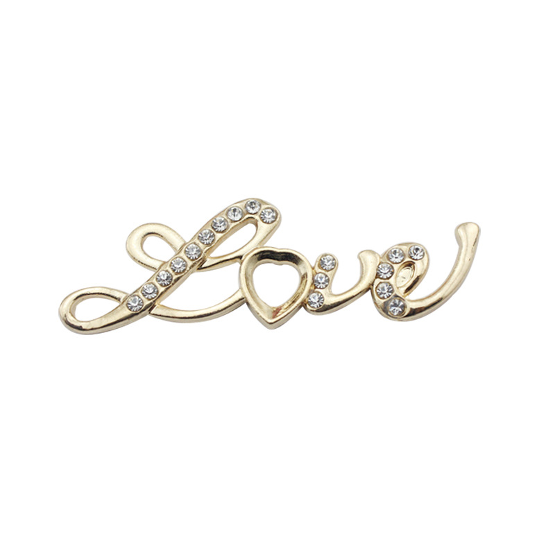 English Letters With Diamonds