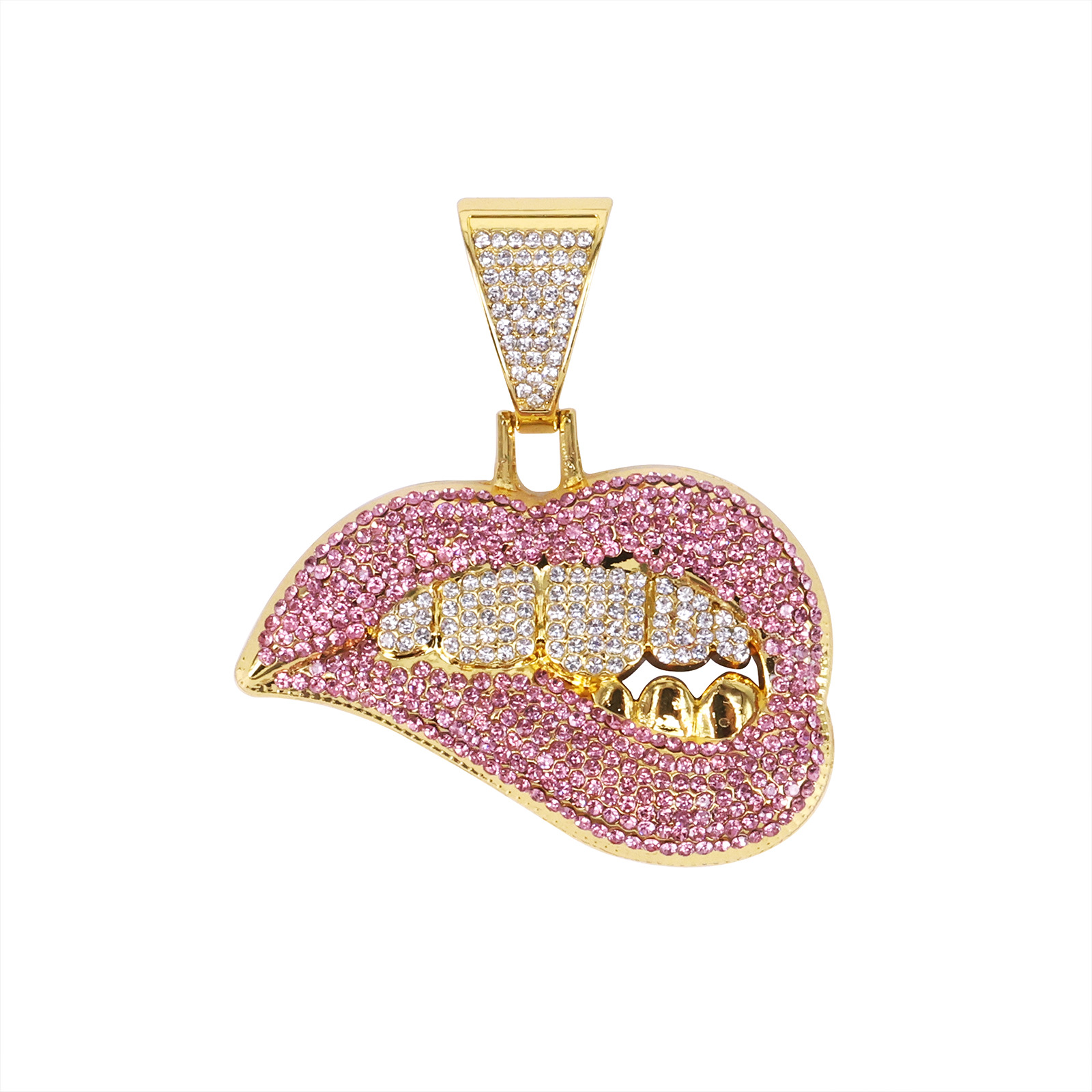 Big Lip With Diamonds 130MM*90MM
