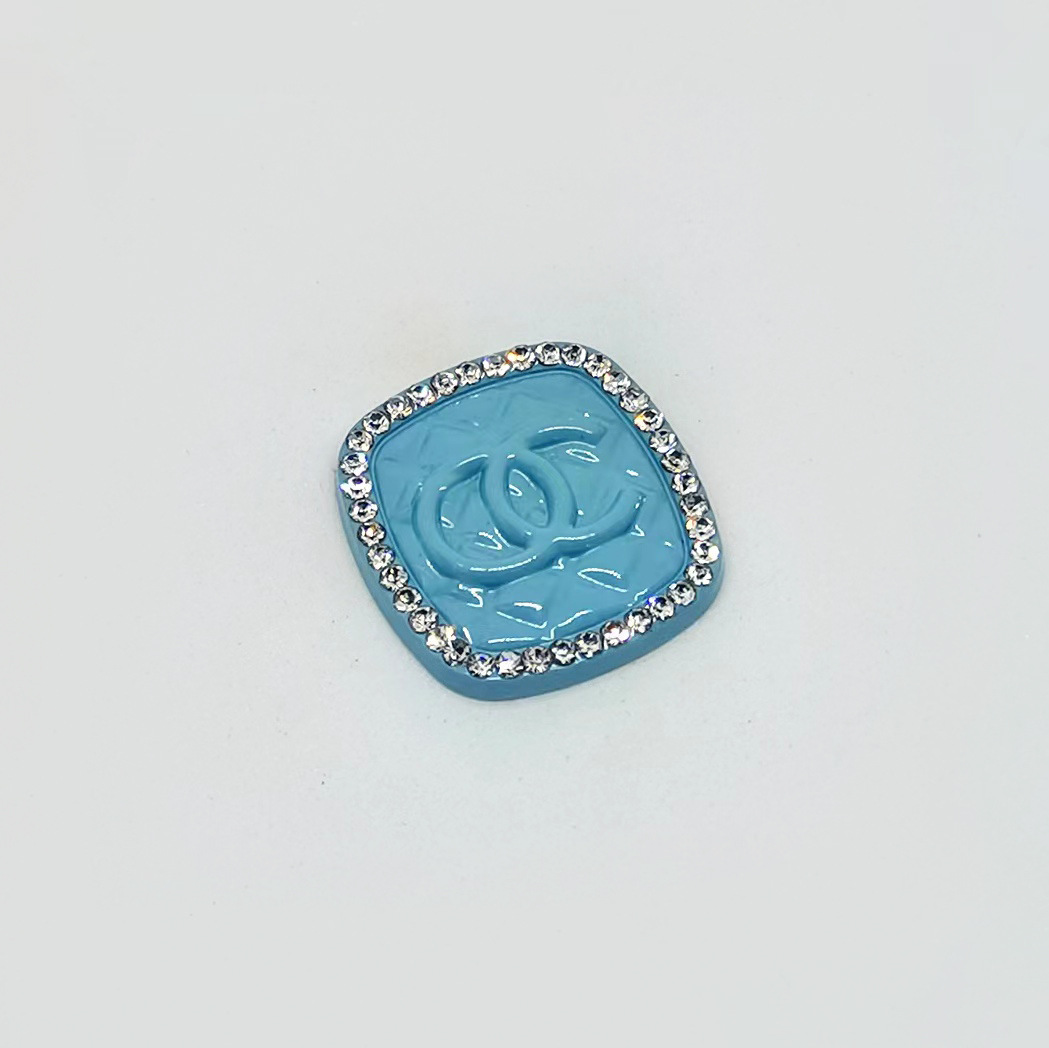 C-Square Double C With Diamonds 22MM*23MM