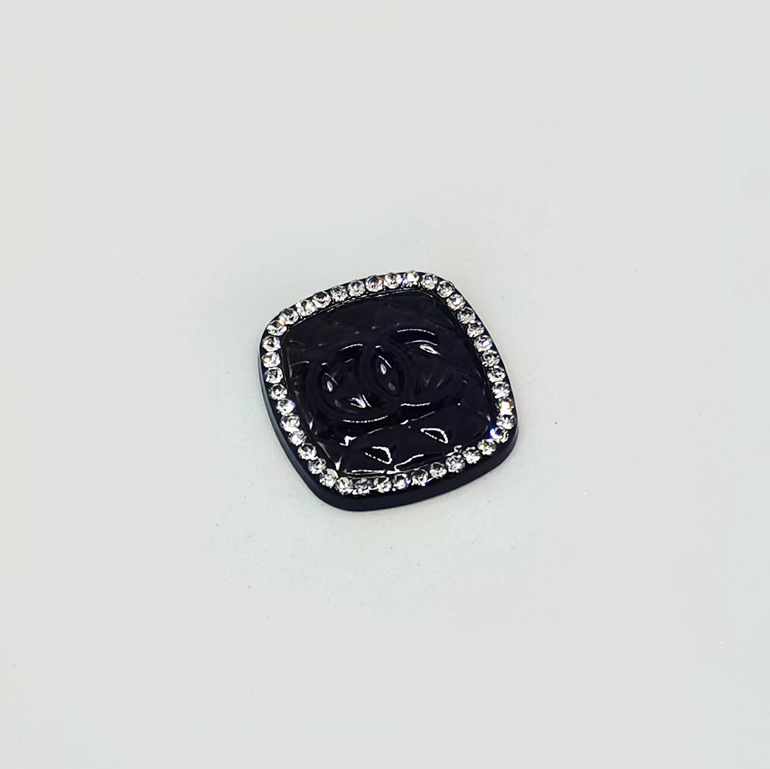 C-Square Double C With Diamonds 22MM*23MM