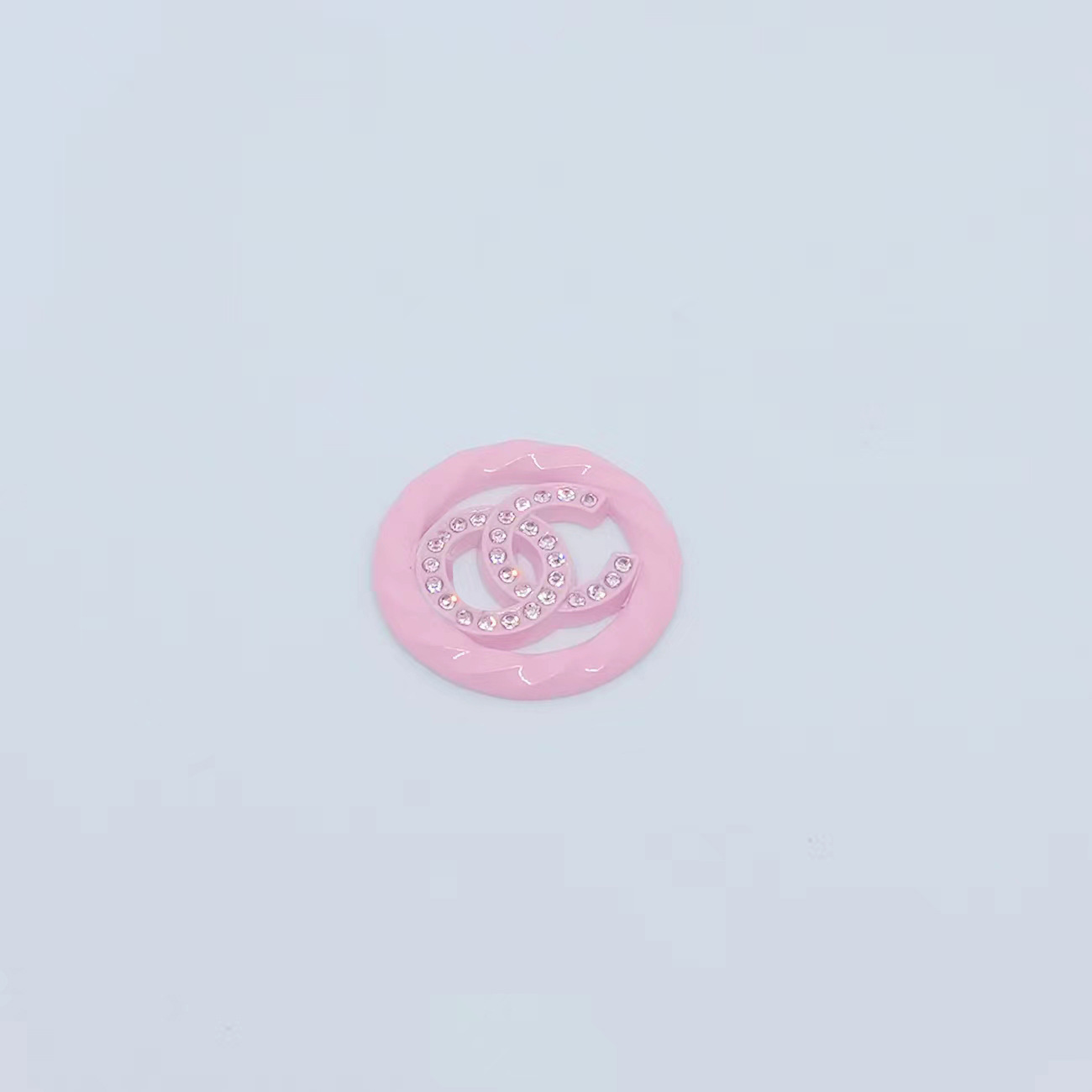 C-Round Shape With Diamonds 24MM*24MM