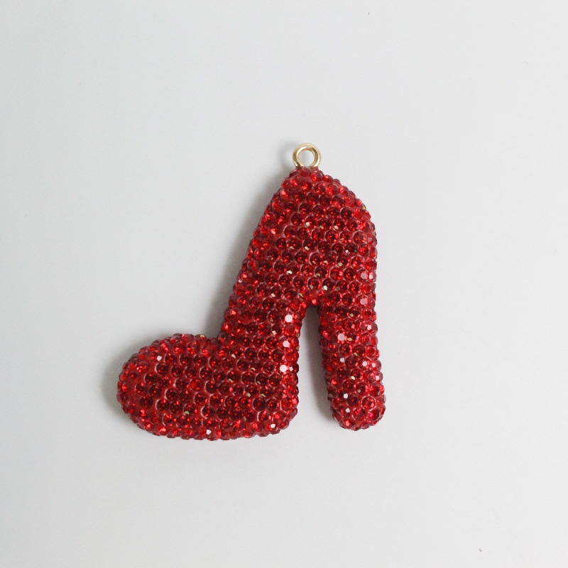 High Heels With Rhinestones  50MM*45MM