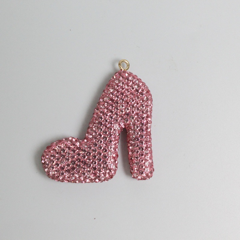 High Heels With Rhinestones  50MM*45MM