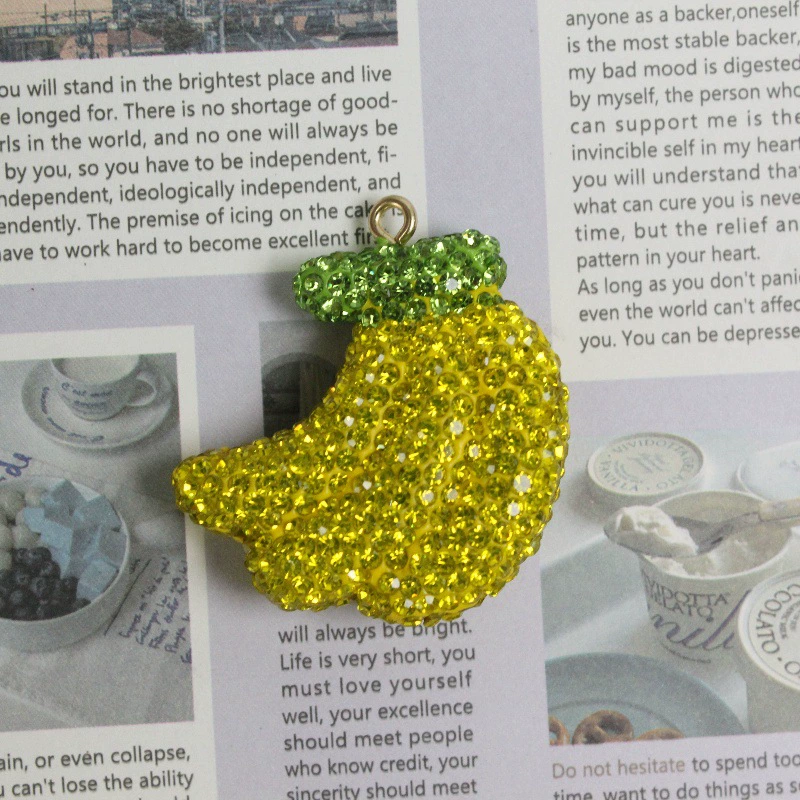 Banana with Diamond 45MM*40MM