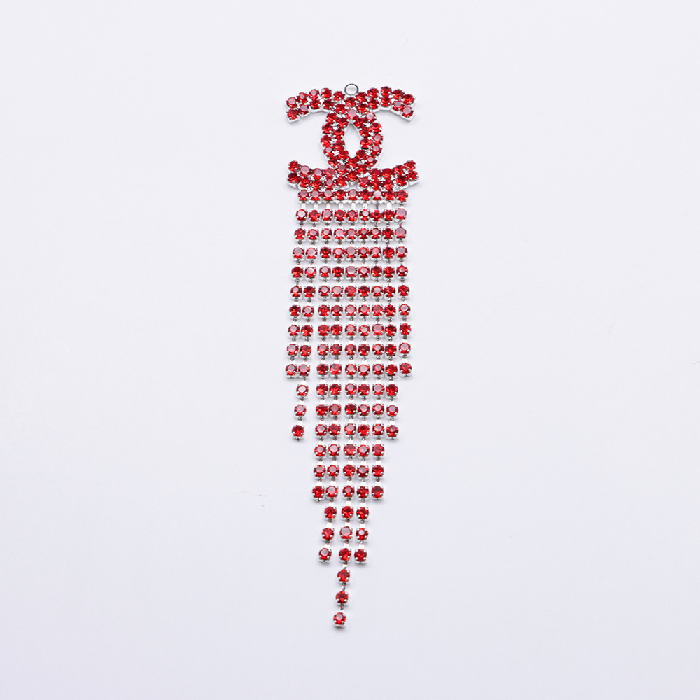 C-Double C Diamond Pendant 26MM*110MM