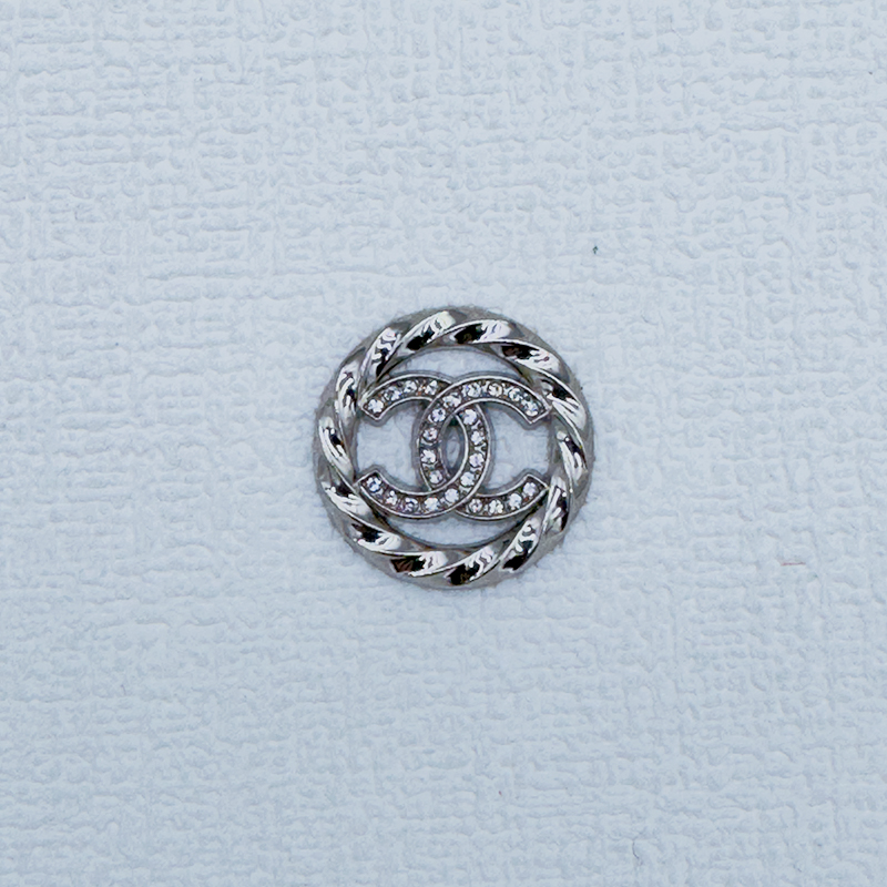 C-Round Shape With Diamonds 24MM*24MM