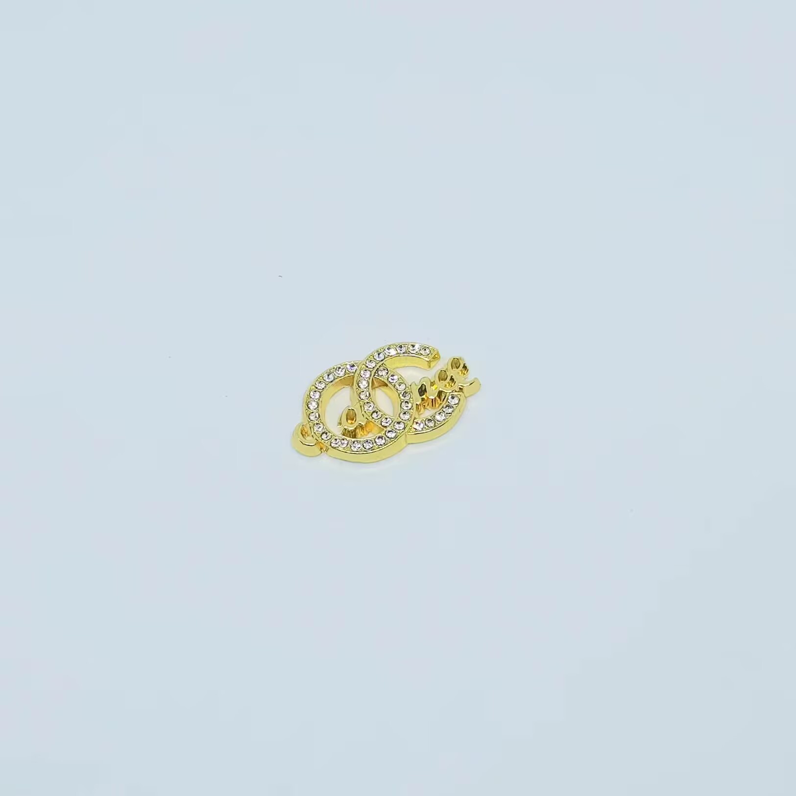 CC with letters in the middle 25MM*15MM