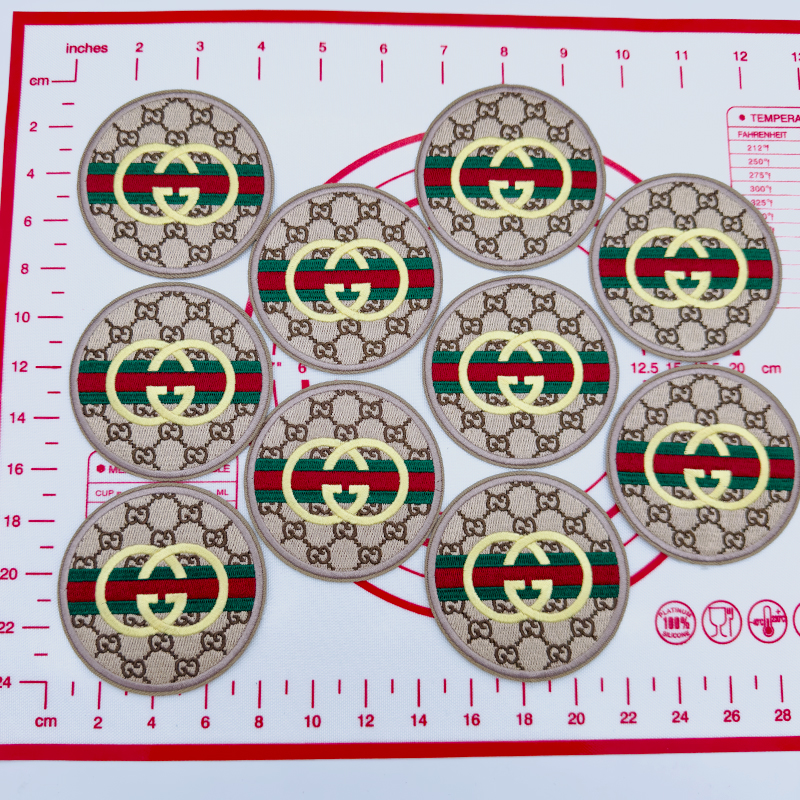 Mid(Iron-on) G-Round Shape Patches