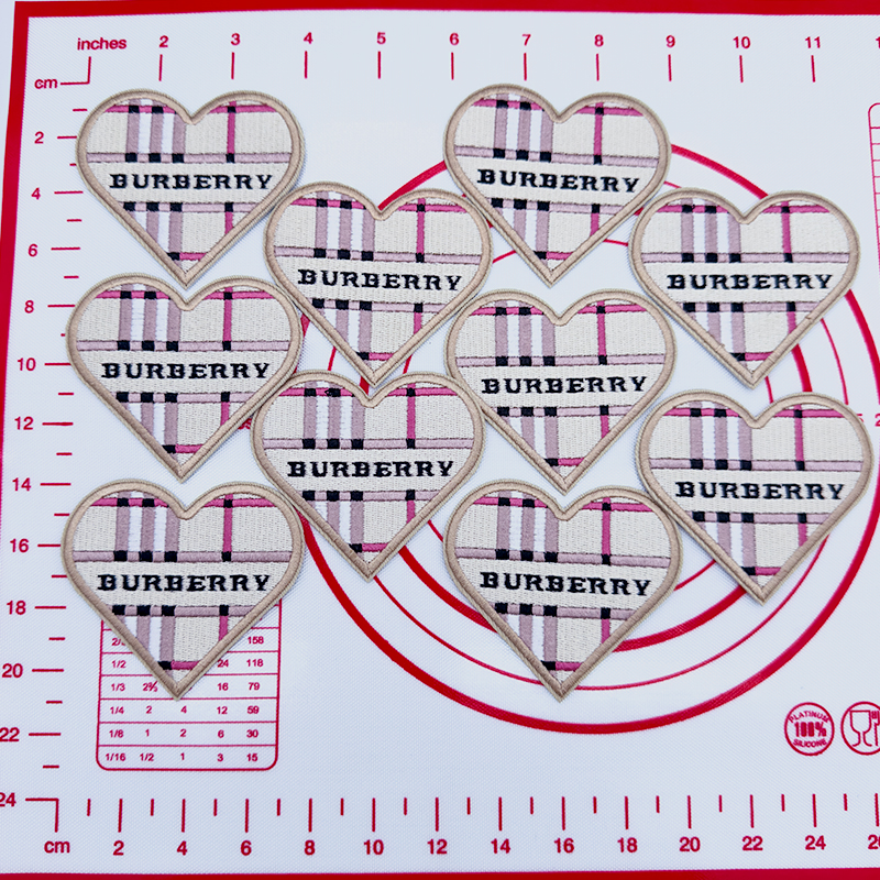 Mid(Iron-on) B-Love Shape Patches