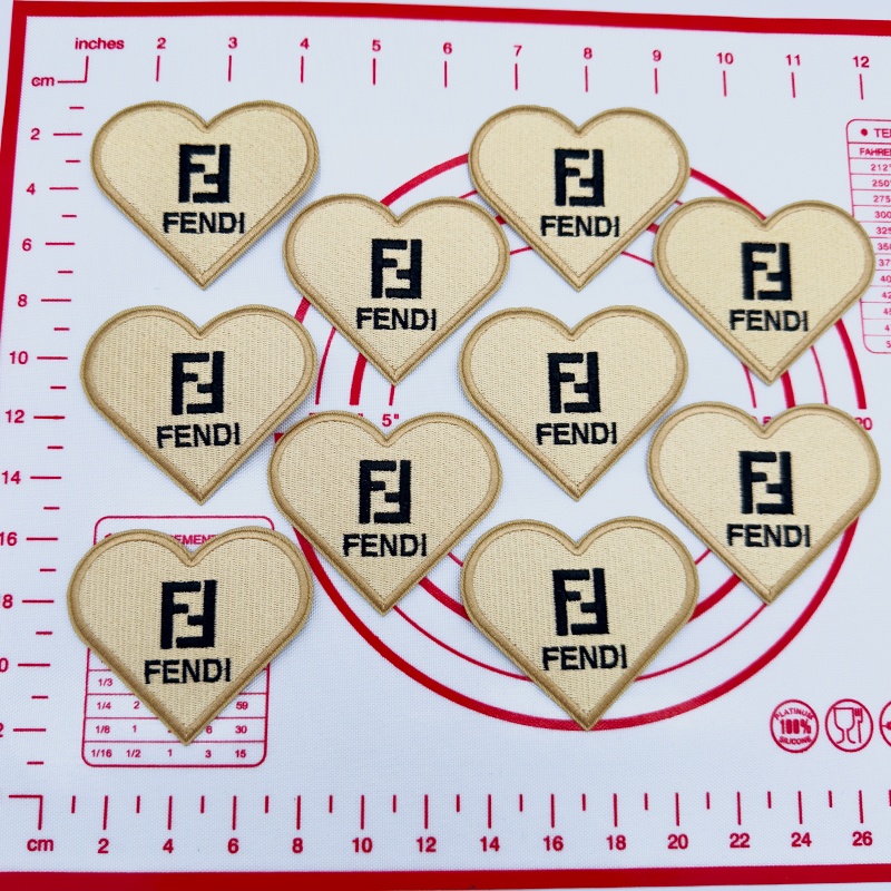 Mid(Iron-on) F-2 Love Shape Patches