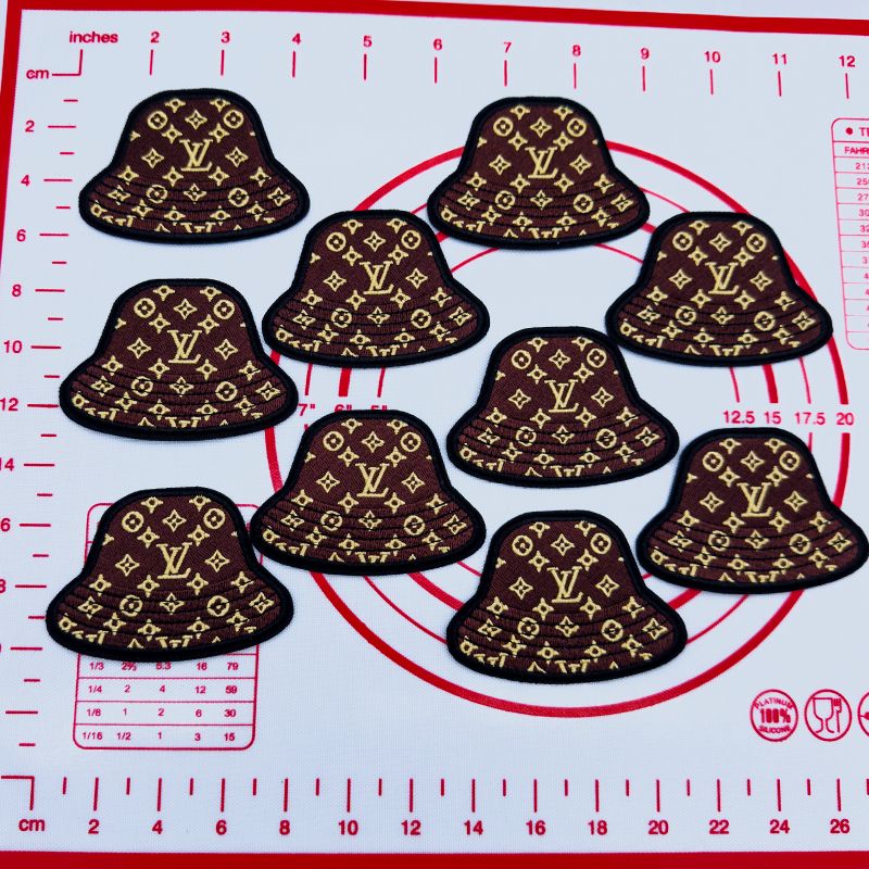 Mid(Iron-on) L- Coffee Cat Shape Patches