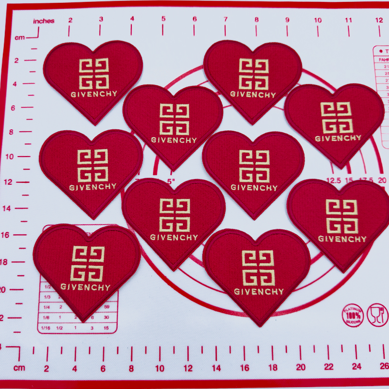 Mid(Iron-on) G-Love Shape Patches