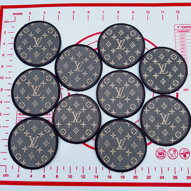 Mid(Iron-on) L- Gary Round Shape Patches