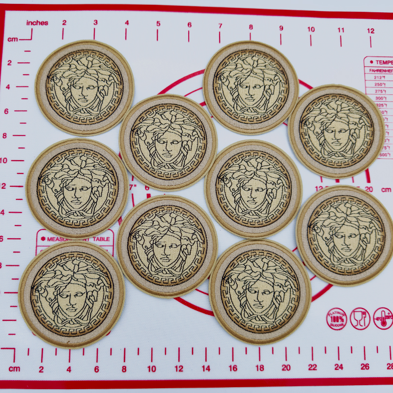 Mid(Iron-on) F-Round Shape Patches