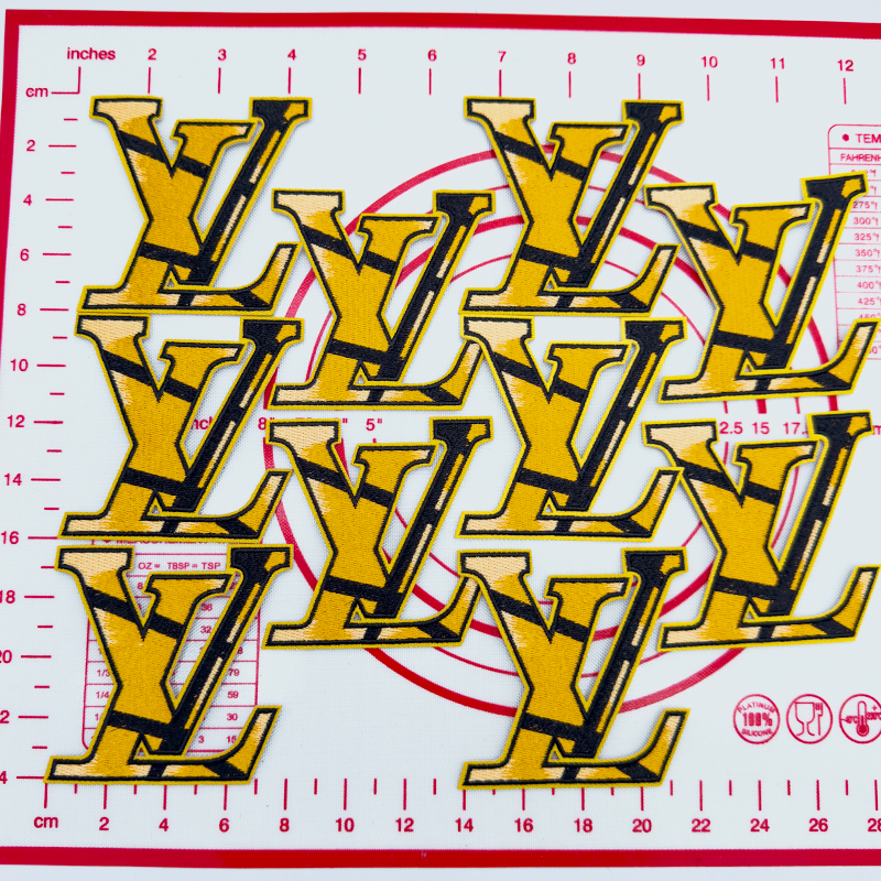 Mid(Iron-on) L-Yellow Patches