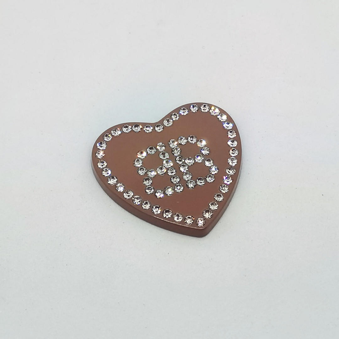 BB-Metal Love Shape 31MM*30MM
