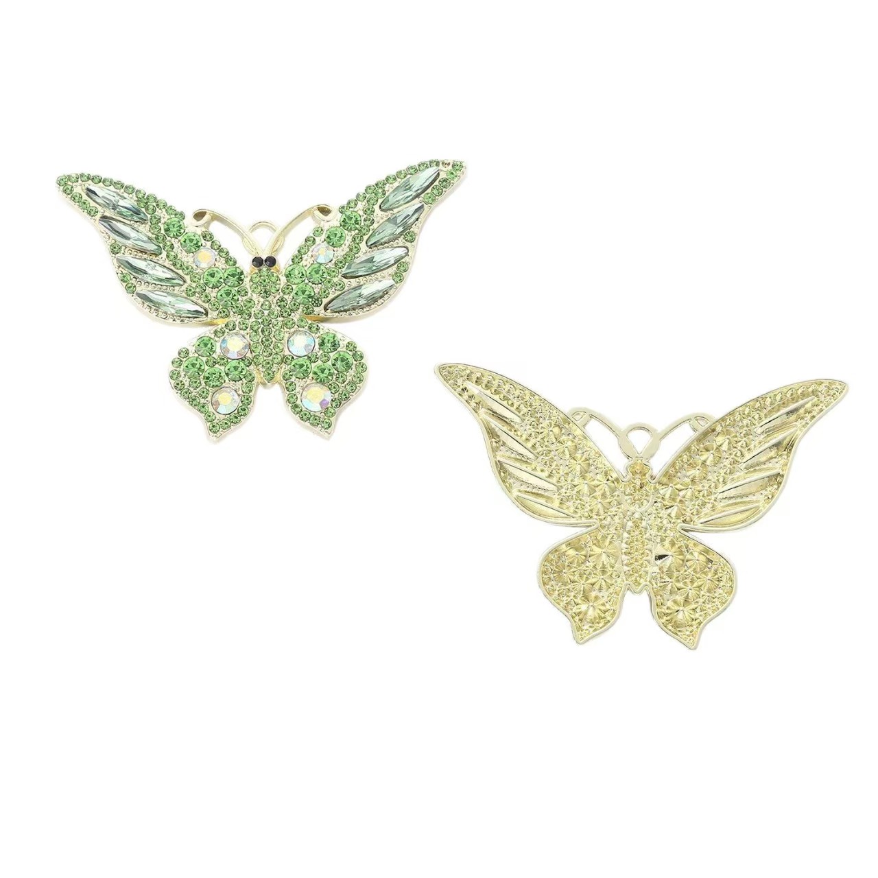 Full-Diamond Butterfly with Flat Back 65MM*44MM