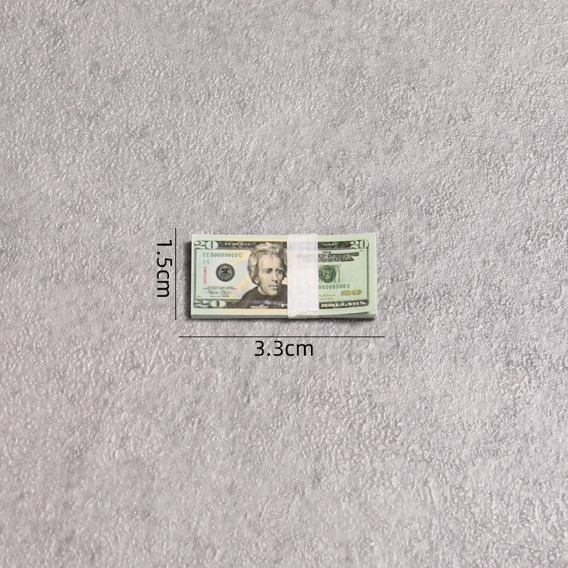 A wad of Simulation Cash 28MM*15MM