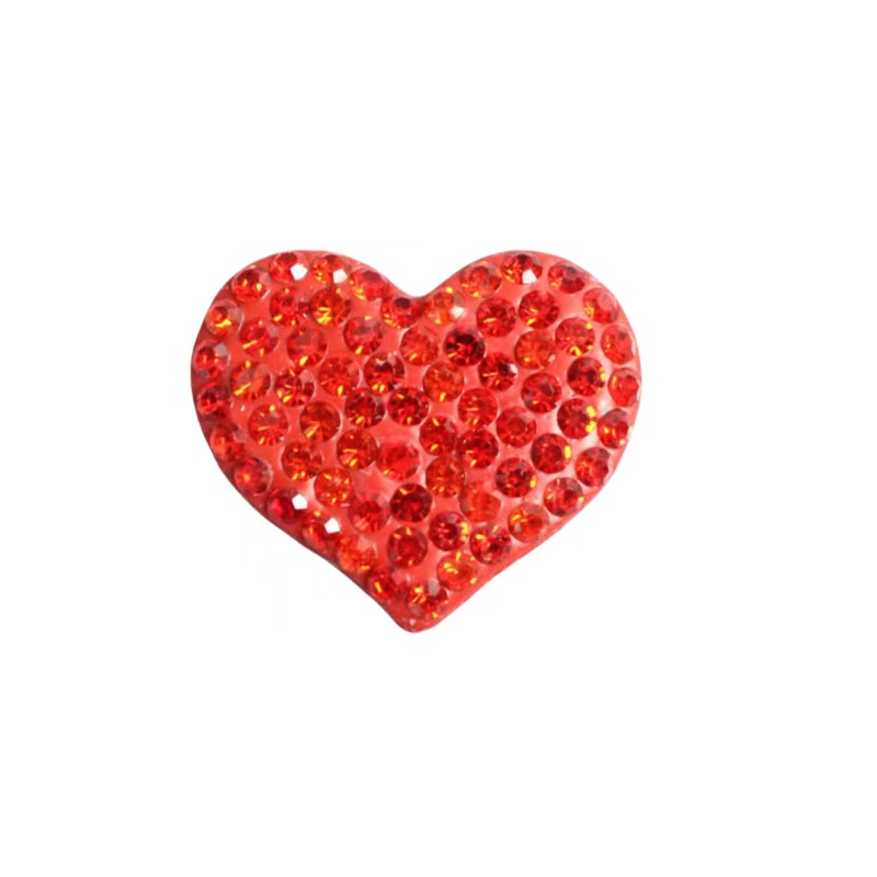 Full-Diamond Heart Flat Back 30MM*26MM