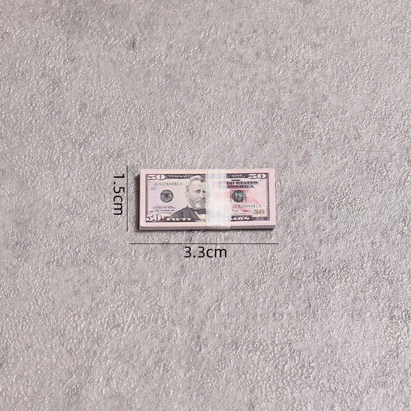 A wad of Simulation Cash 28MM*15MM