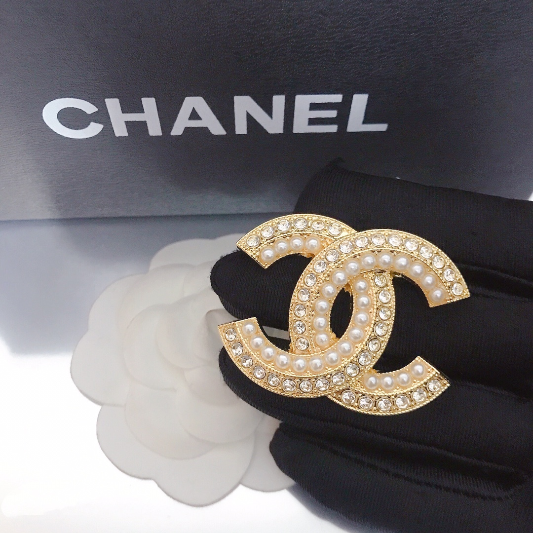 CC-Half pearl, Half diamond 50MM*40MM