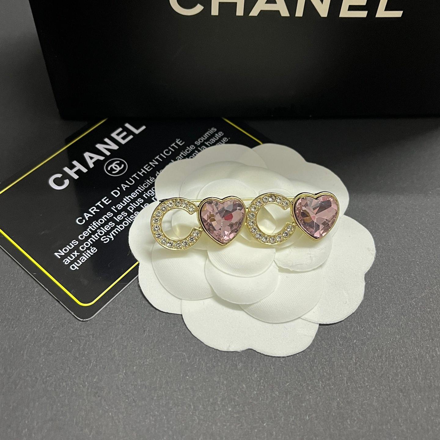 CC-With Pink Diamond And Pearls 55MM*15MM