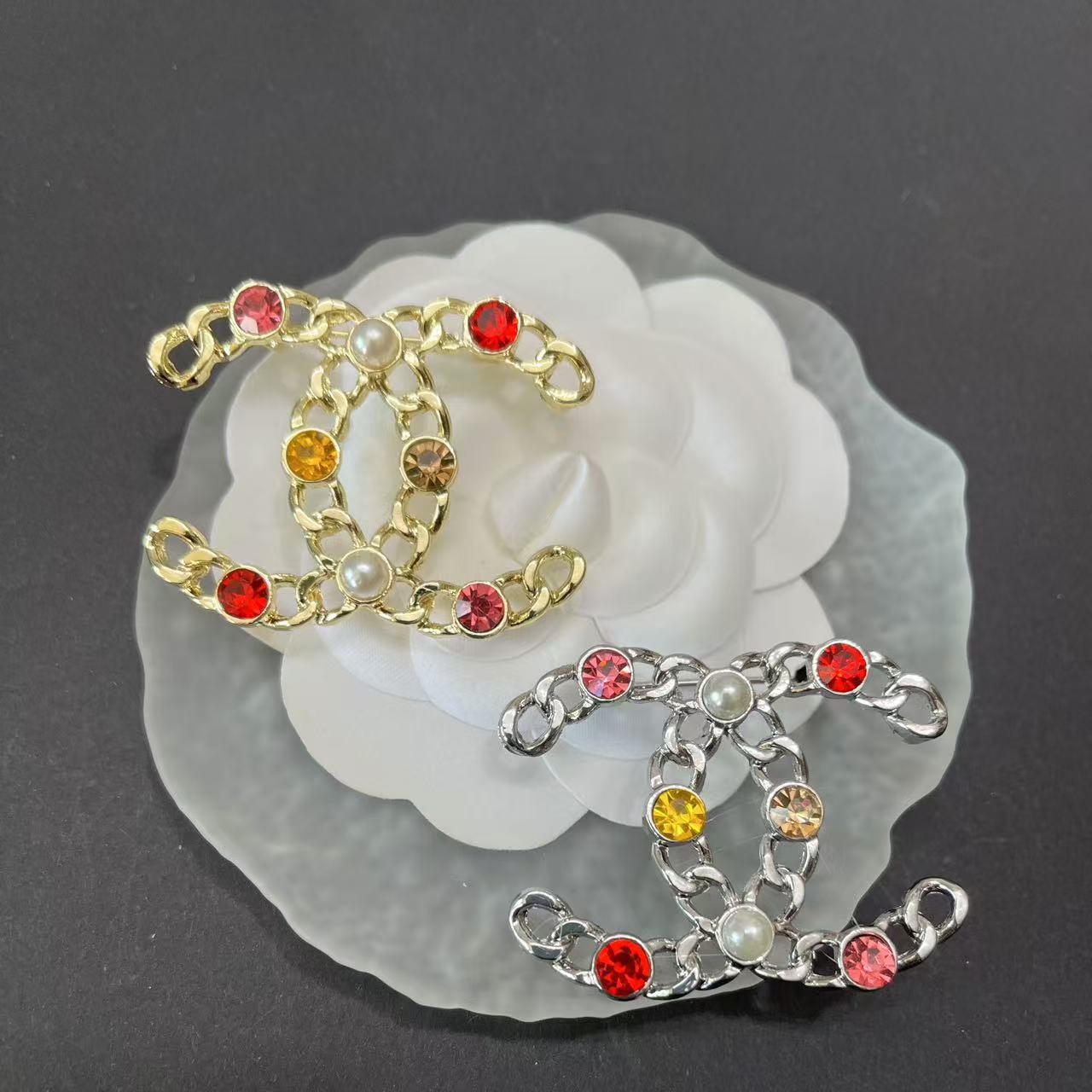 CC-Hollow With colored Diamonds 46MM*35MM